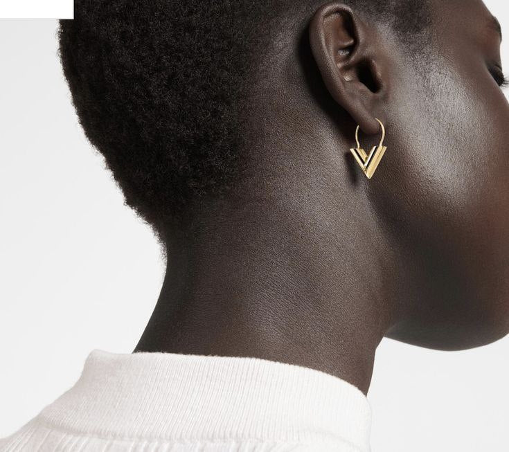 Boucles d'oreilles acier LOUIS VUITTON