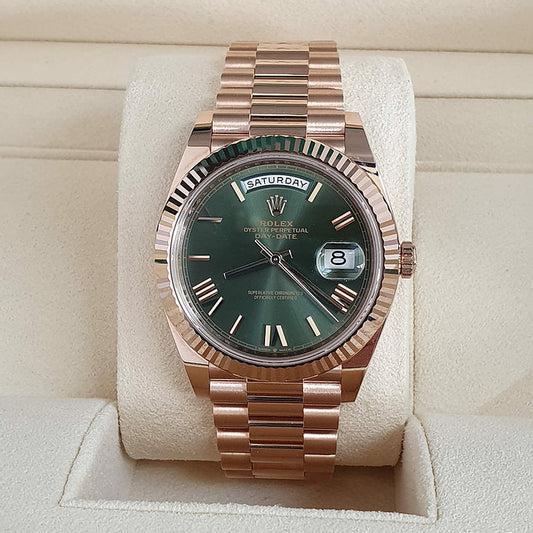 DayDate40RoseGold228235OliveDial1