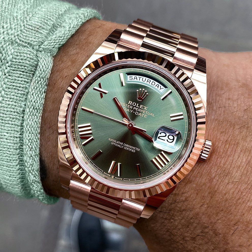 DayDate40RoseGold228235OliveDial6