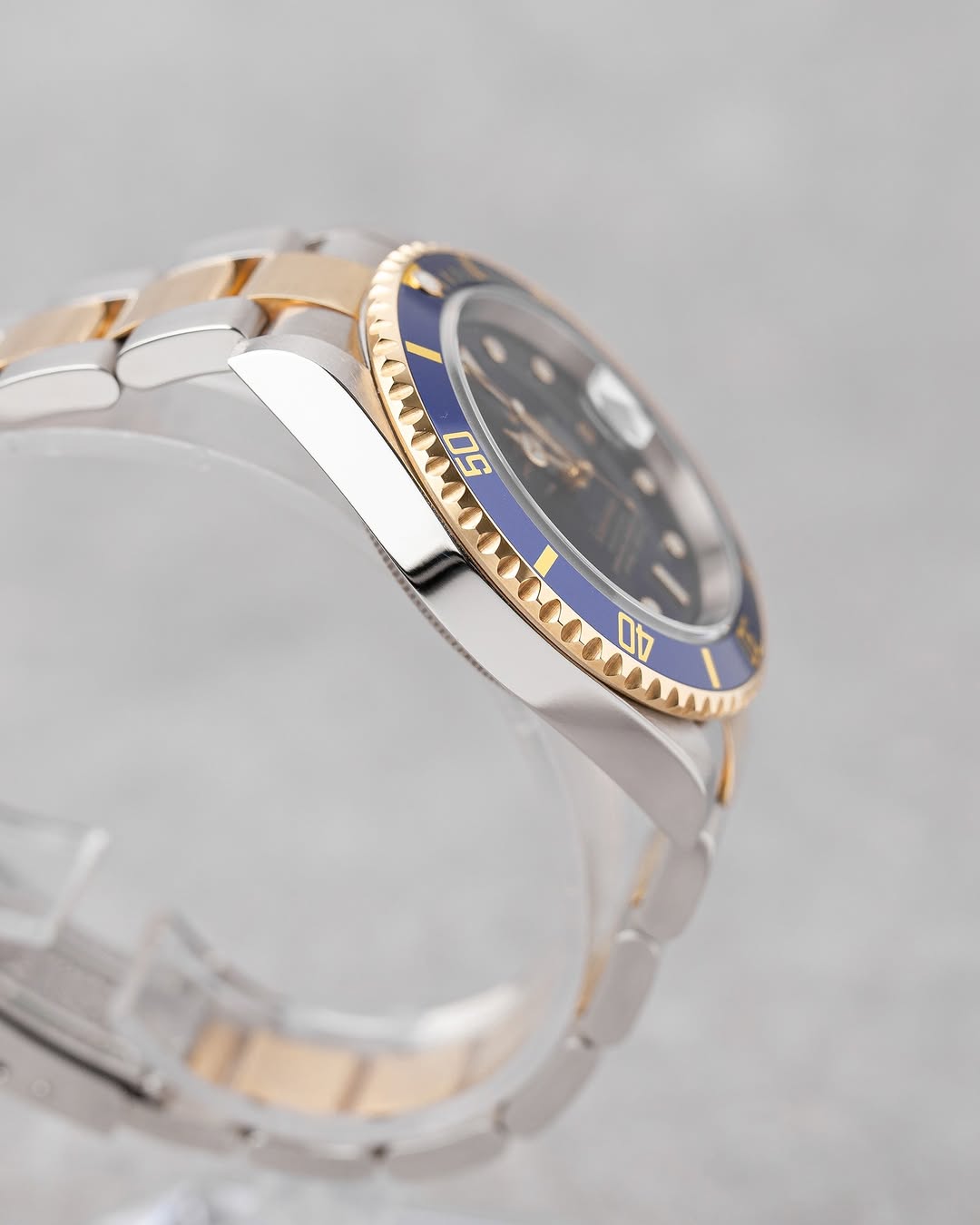 Rolex submariner gold fond bleu