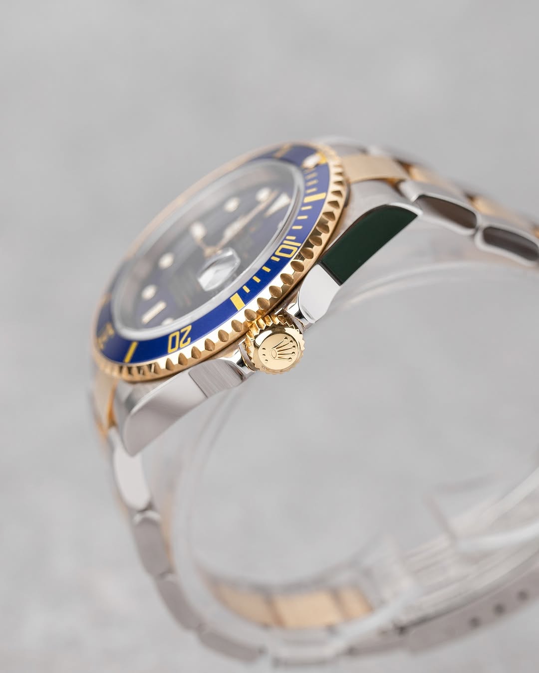 Rolex submariner gold fond bleu