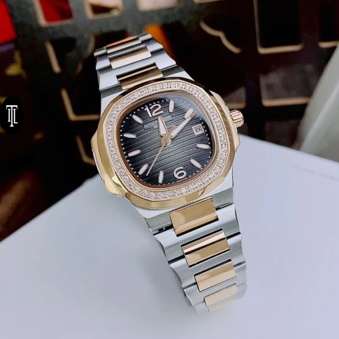 patek nautilus black diamond 1080