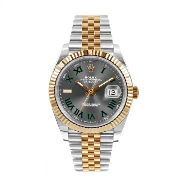 WTC Rolex Datejust 41 Wimbledon Jubilee Two Tone 126333 600x 1
