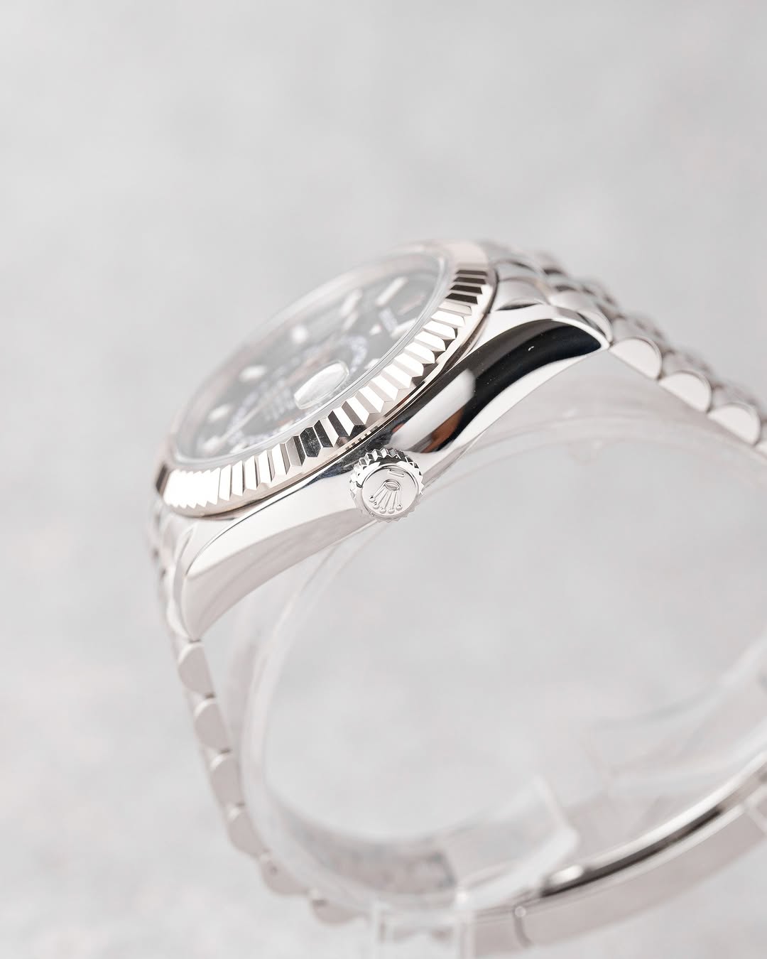 Rolex Sky-deweler jubilee fond bleu
