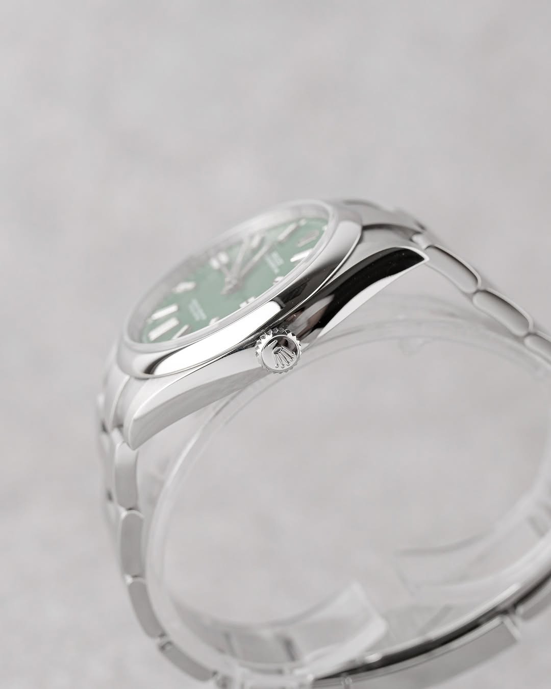 Rolex Oyster perpetual 41mm fond vert