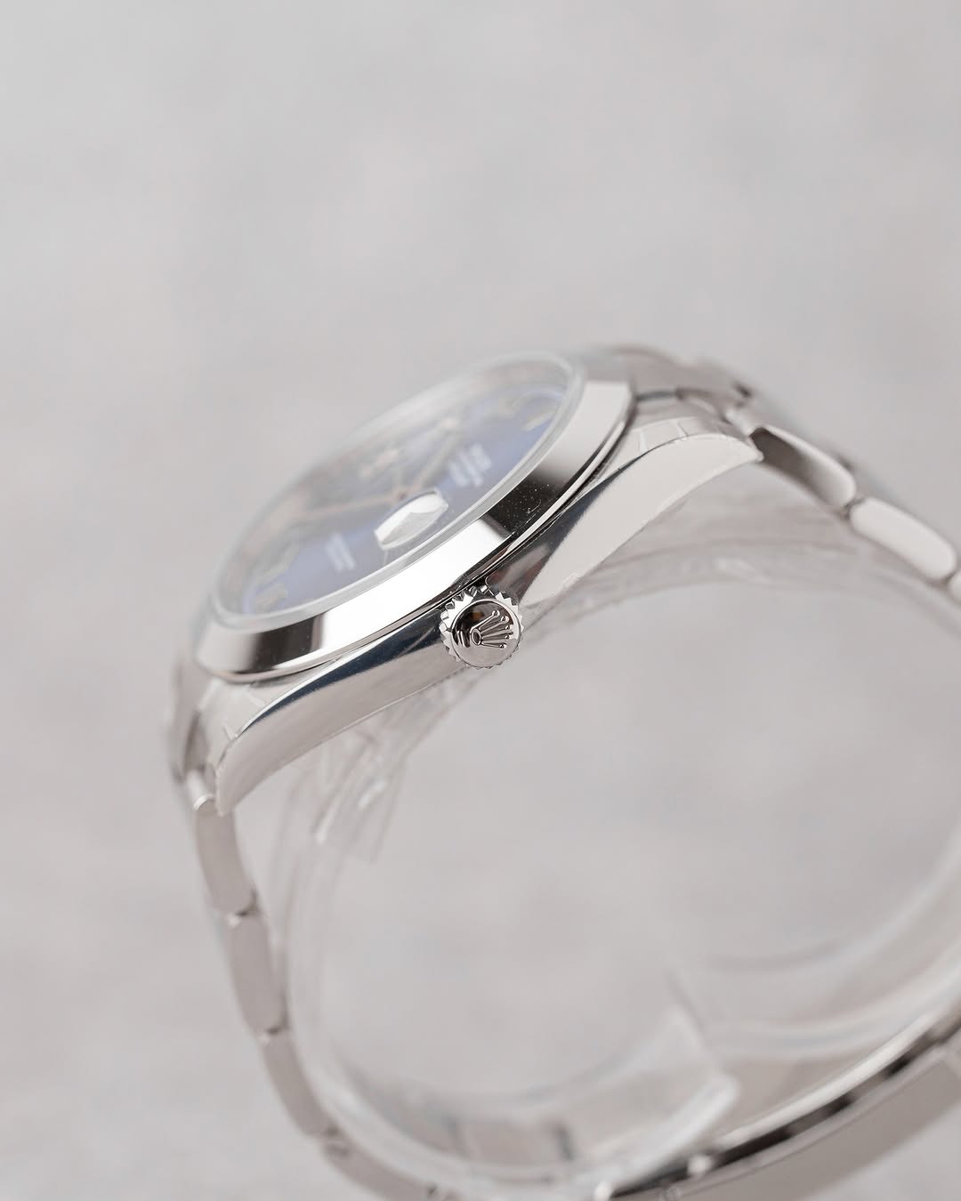 Rolex datejuste 41mm fond bleu