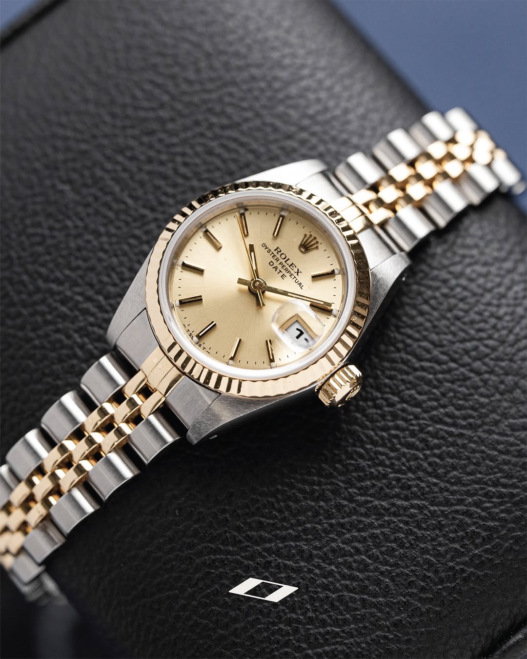 Rolex Lady-datejust 26mm fond doré