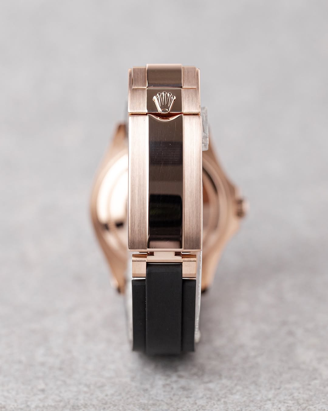 Rolex Yacht-Master oysterflex fond noir