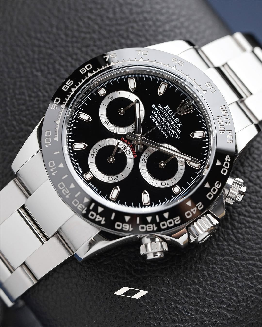 Rolex Daytona fond noir