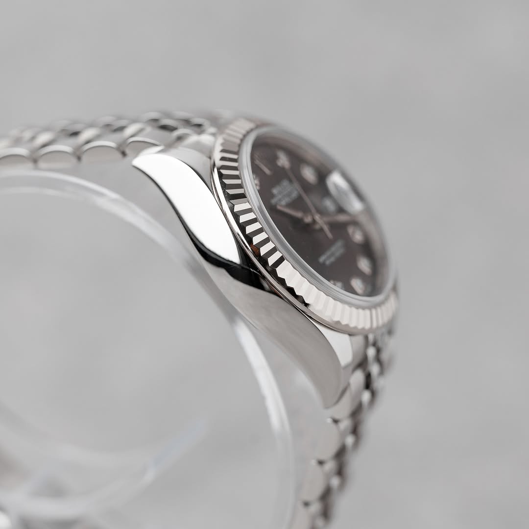ROLEX LADY-DATEJUST 28 DARK GREY