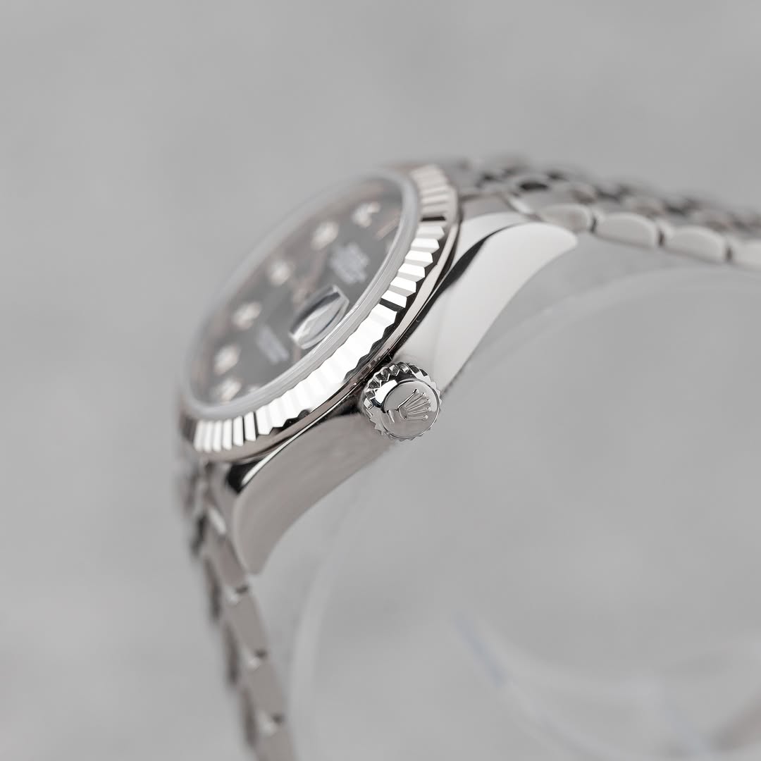 ROLEX LADY-DATEJUST 28 DARK GREY