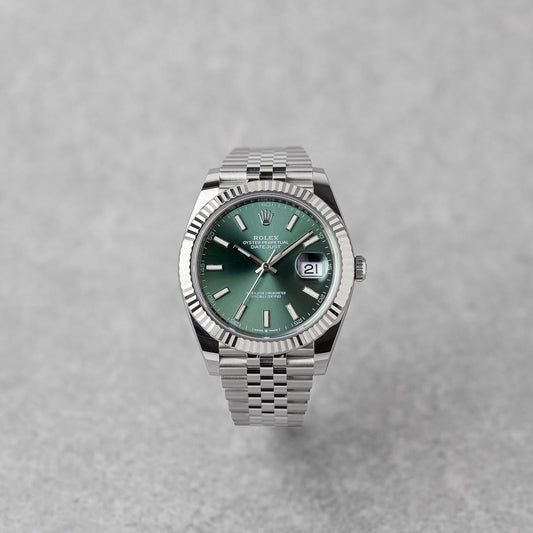 ROLEX DATEJUST 41mm fond vert