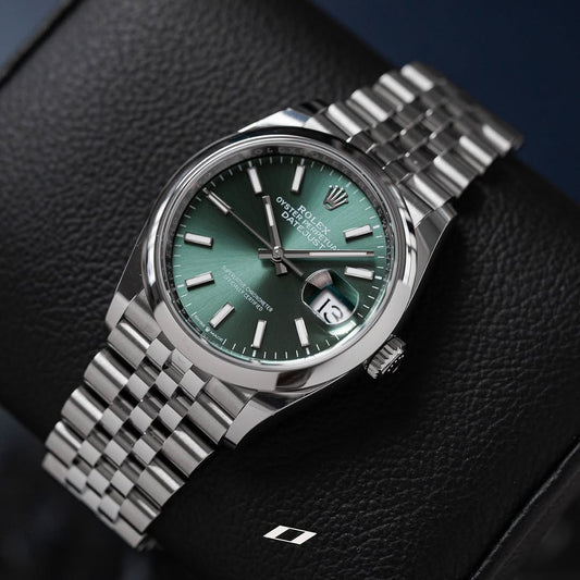 ROLEX DATEJUST MINT GREEN 36mm
