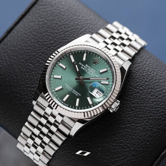 ROLEX DATEJUST 36mm GREEN Dial