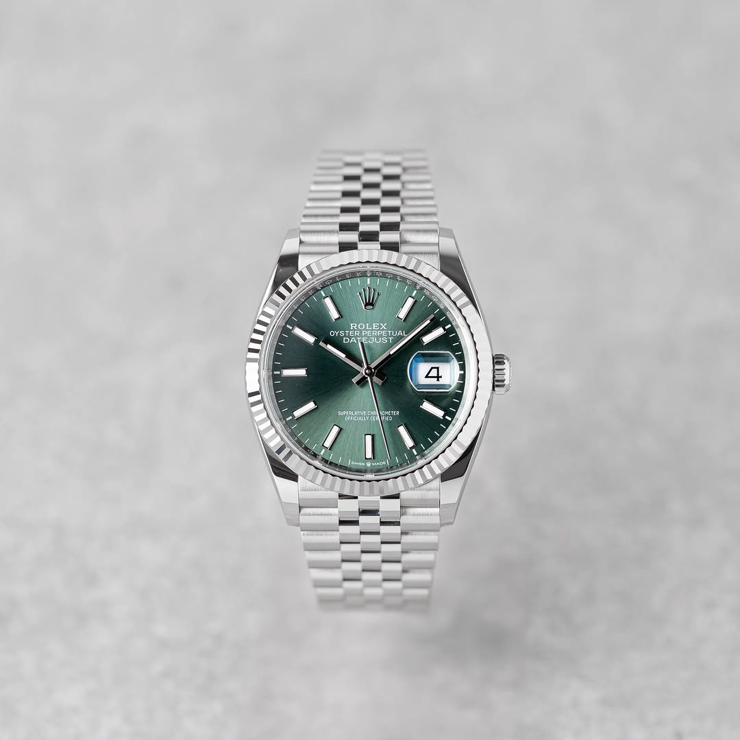 ROLEX DATEJUST 36mm GREEN Dial