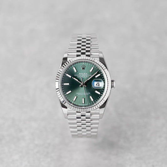 ROLEX DATEJUST 36mm GREEN Dial