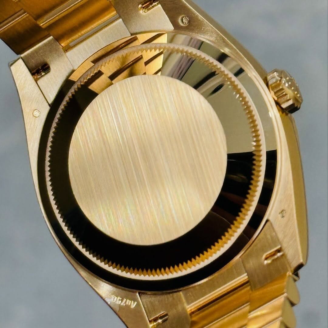 Rolex Day-Date // 128238 – The Epitome of Golden Prestige