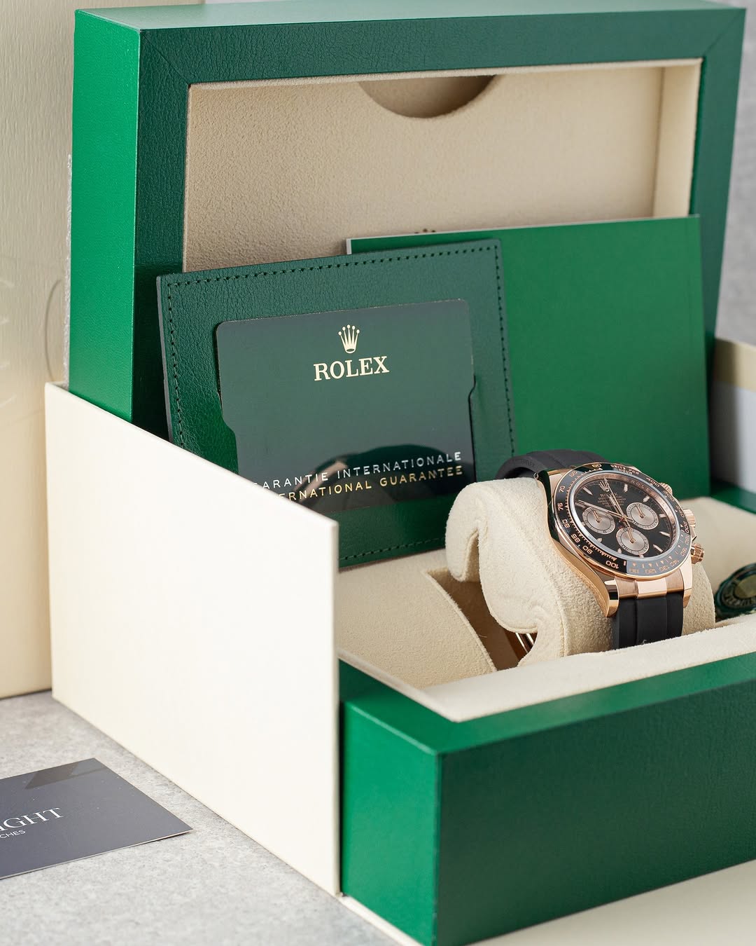 Rolex Daytona cadran noir bracelet Oysterflex