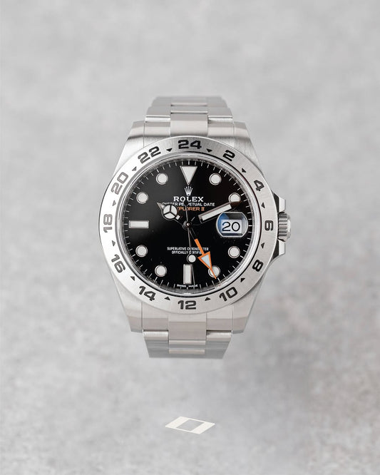 Rolex explorer II fond vert