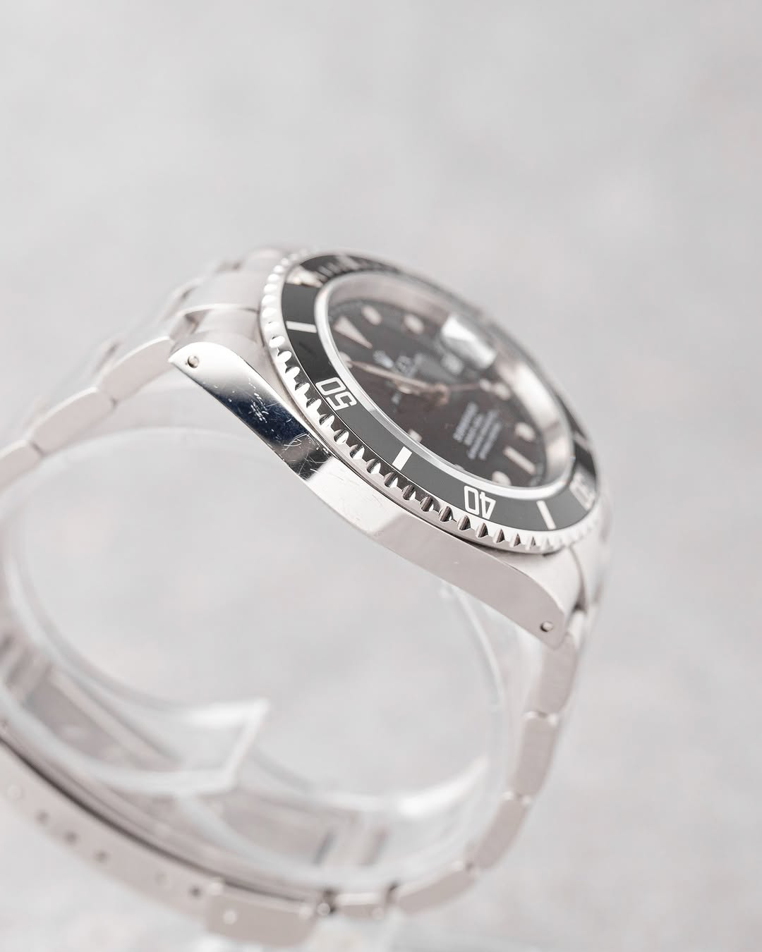 Rolex submariner date fond noir