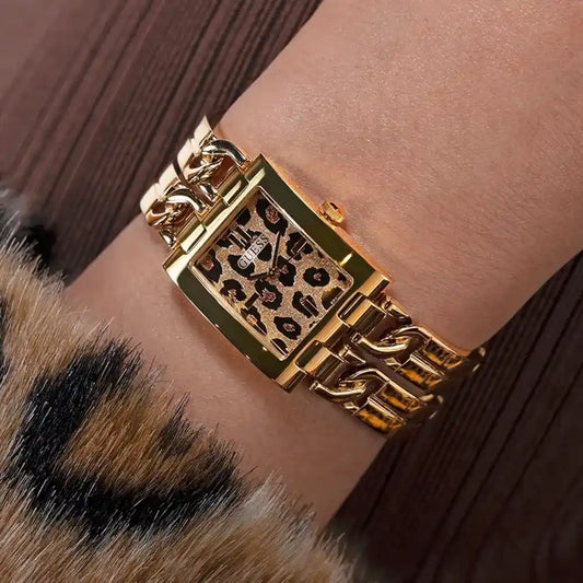 gw0807L2 original guess women watch gold dial metal strap egypt 11