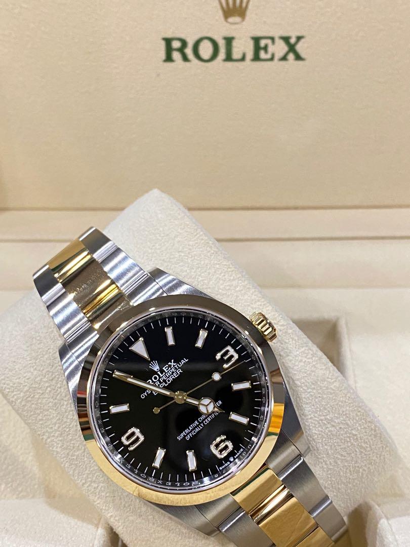 rolexexplorer136mmtwotone1